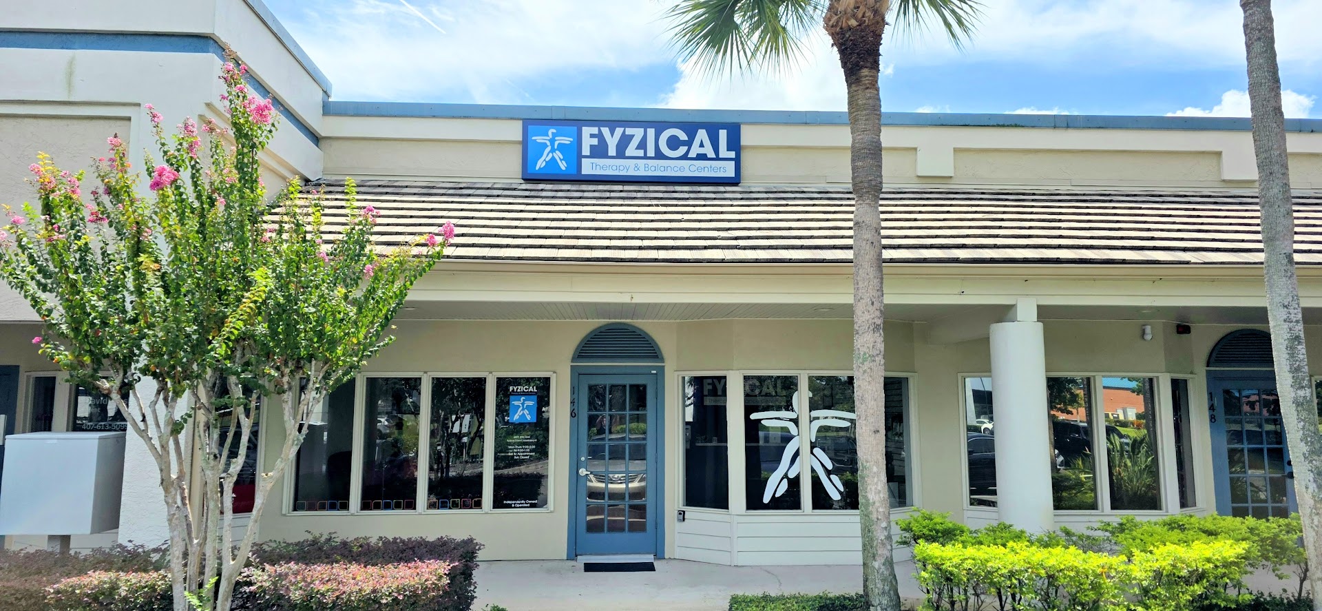 FYZICAL Therapy & Balance Centers storefront at 146 Wilshire Blvd, Casselberry, FL